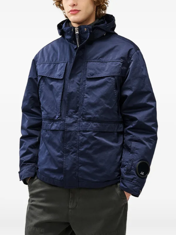 C.P. Company Goggle-detail multi-pocket Jacket | Blue | FARFETCH