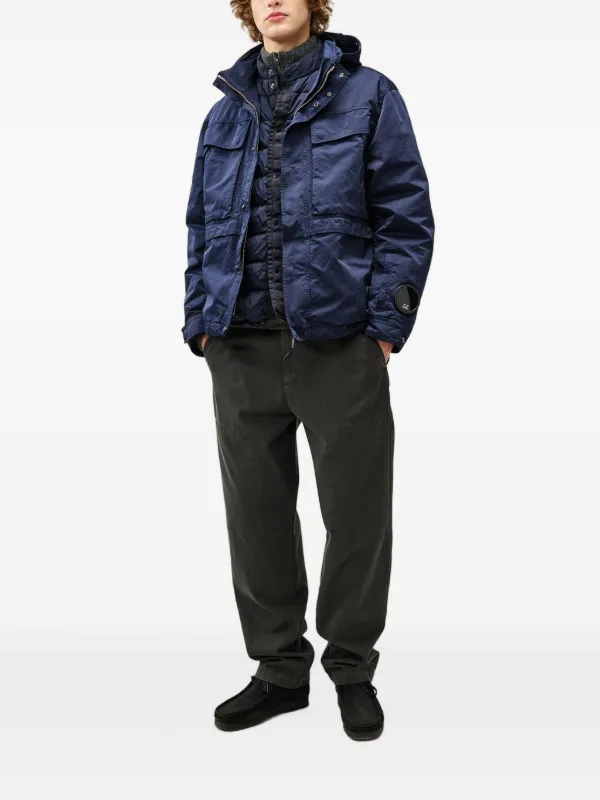 C.P. Company Goggle-detail multi-pocket Jacket | Blue | FARFETCH