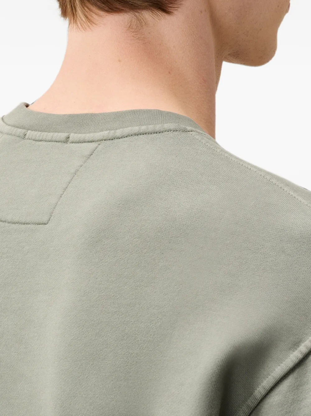 C.P. Company Sweater met Lens-detail Groen