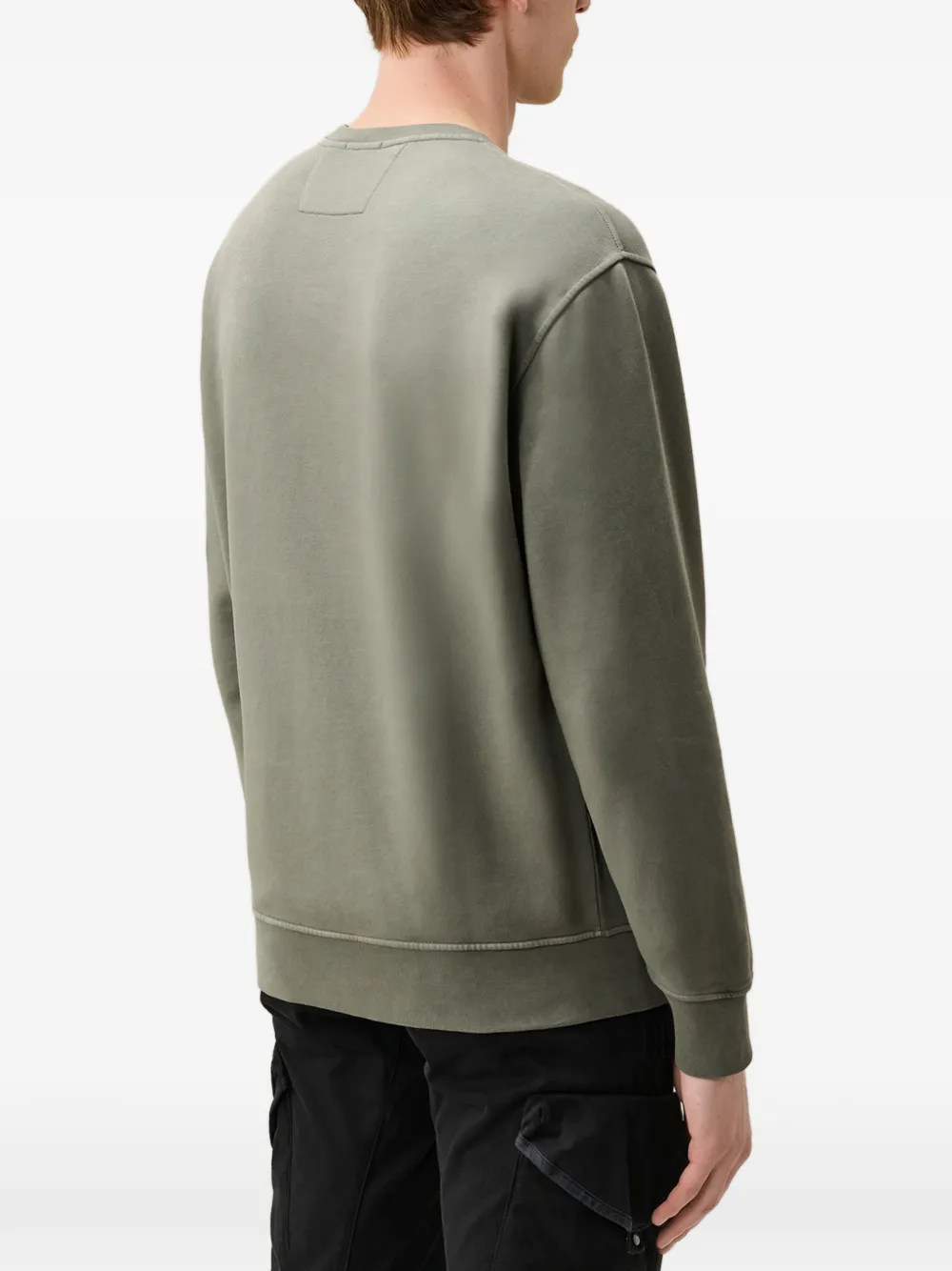 C.P. Company Sweater met Lens-detail Groen