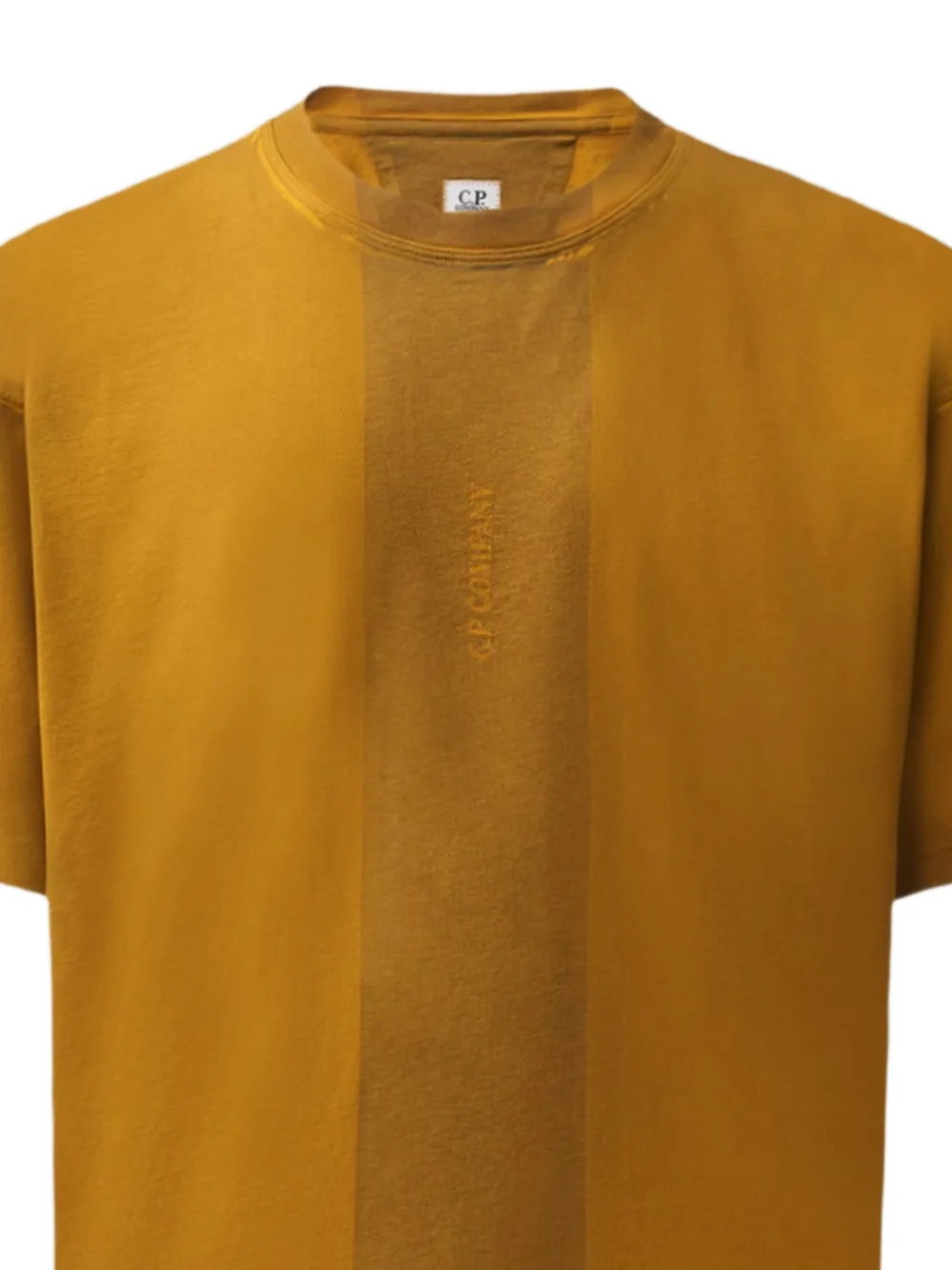 C.P. Company T-shirt met logoprint Geel