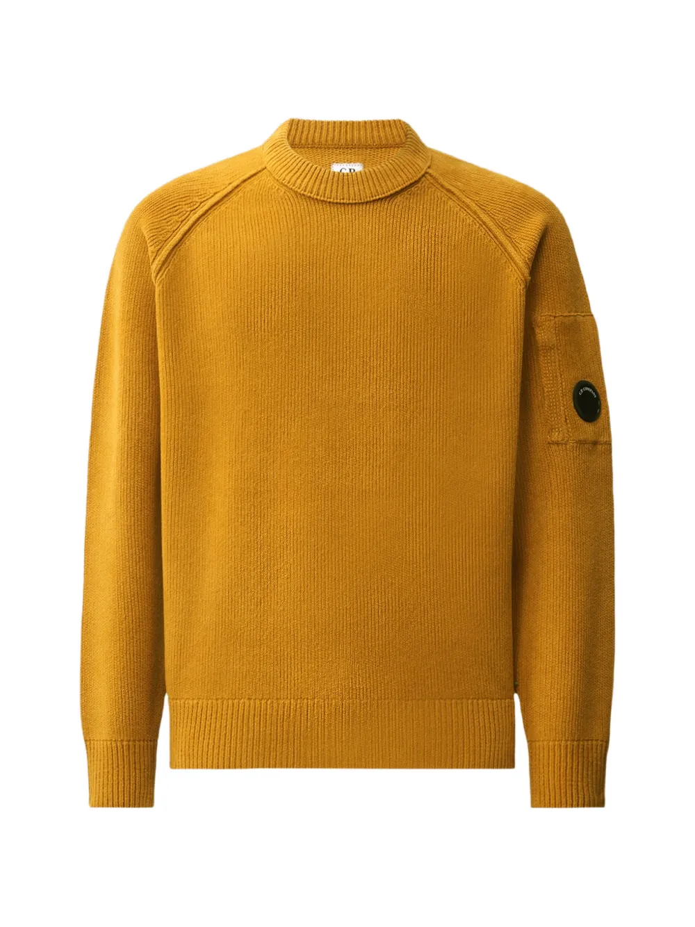 C.P. Company Lens-detail raglan-sleeve sweater - Giallo