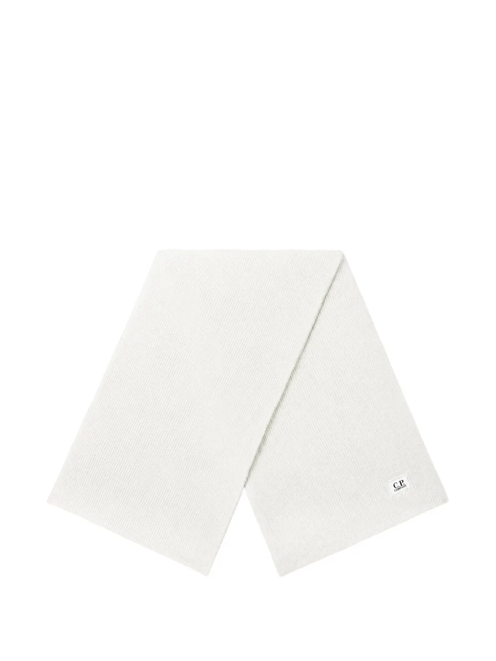 C.P. Company extra-fine merino wool scarf - Weiß