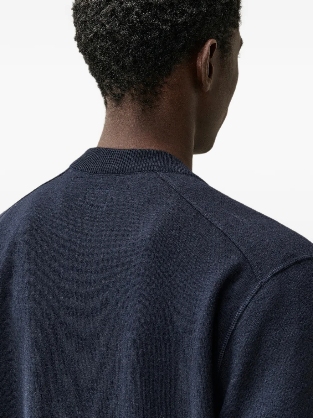 C.P. Company Lens-detail sweater Blauw
