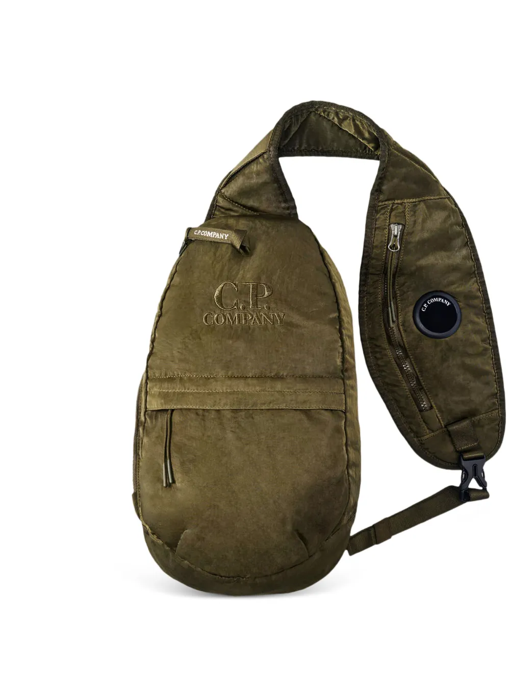 C.P. Company Lens logo-embroidered shoulder bag