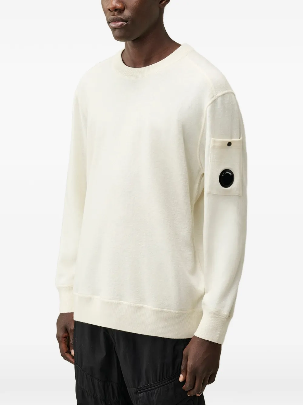 C.P. Company Lens-detail pocket sweater - Toni neutri