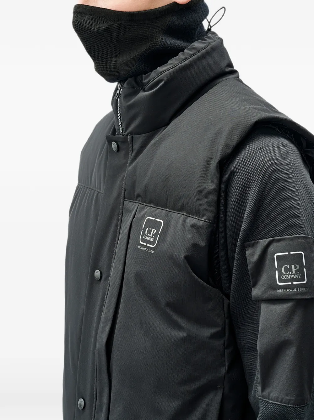 C.P. Company Metropolis Series bodywarmer Zwart