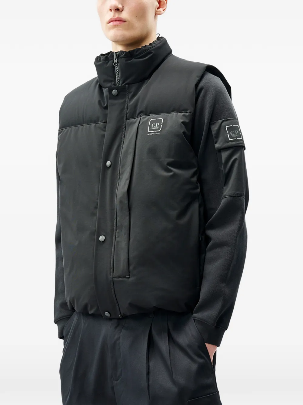 C.P. Company Metropolis Series bodywarmer Zwart