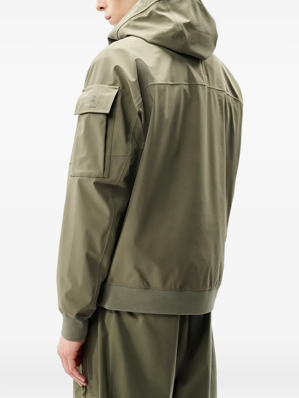 C.P. Company Metropolis Series jack met capuchon Groen