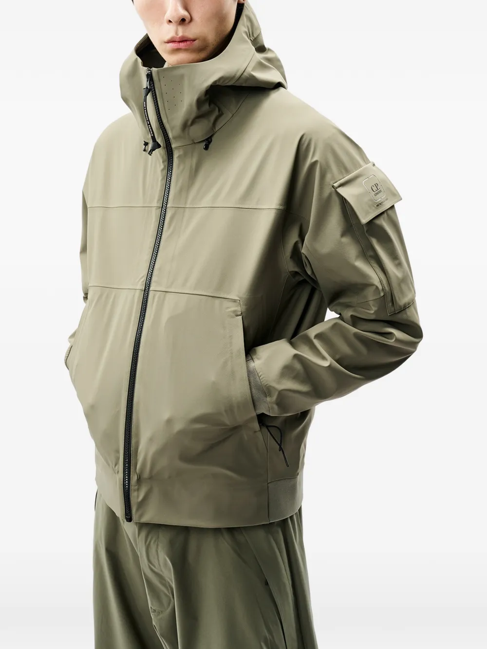 C.P. Company Metropolis Series jack met capuchon Groen