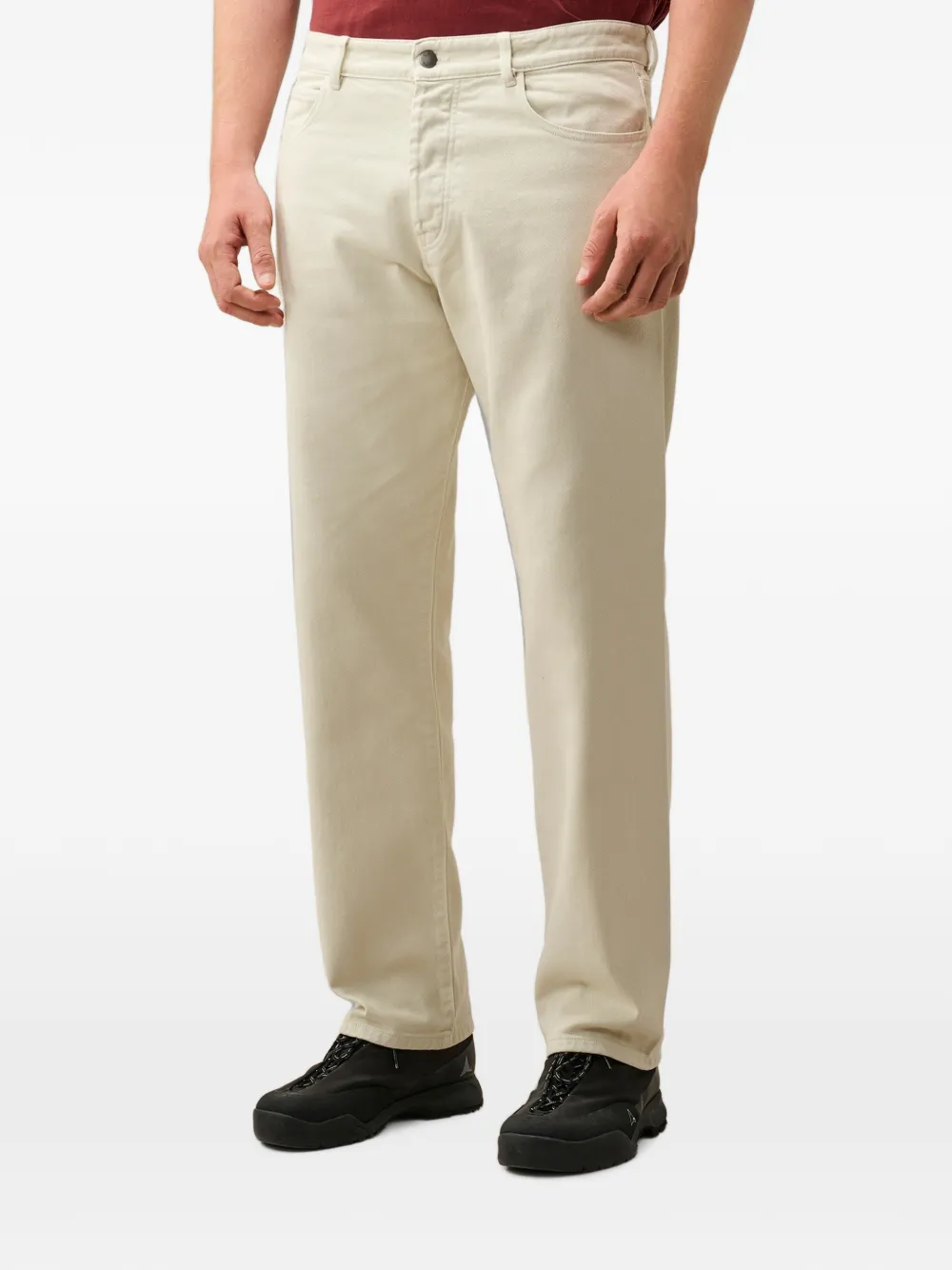 C.P. Company Bull denim broek met naadloze zijkant Beige