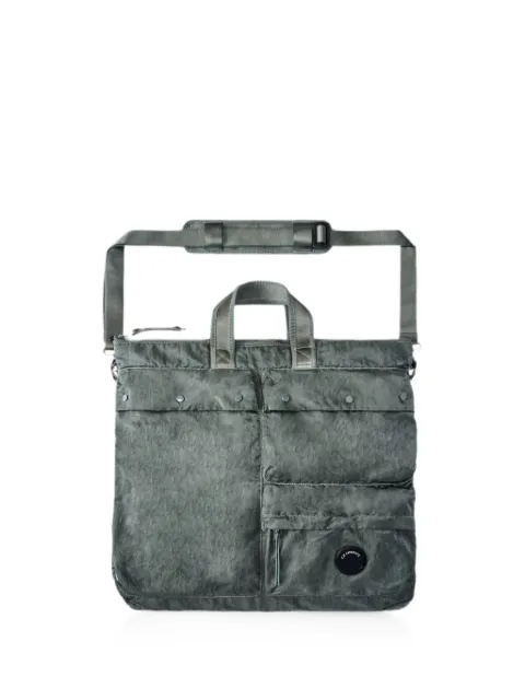 C.P. Company Stückgefärbte Schultertasche mit Linsen-Detail