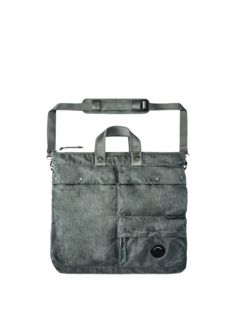 C.P. Company Lens-detail garment-dyed shoulder bag