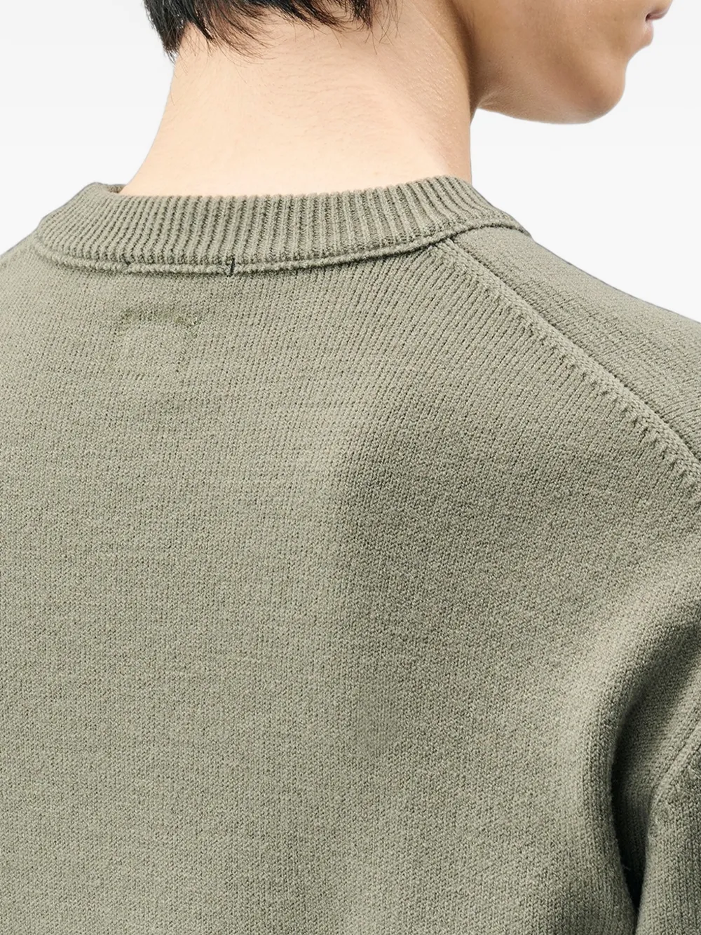 C.P. Company Metropolis Series extrafine merino wool crewneck sweater Groen