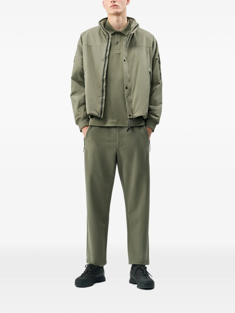 C.P. Company Metropolis Series stretch piquet poloshirt met korte mouwen Groen