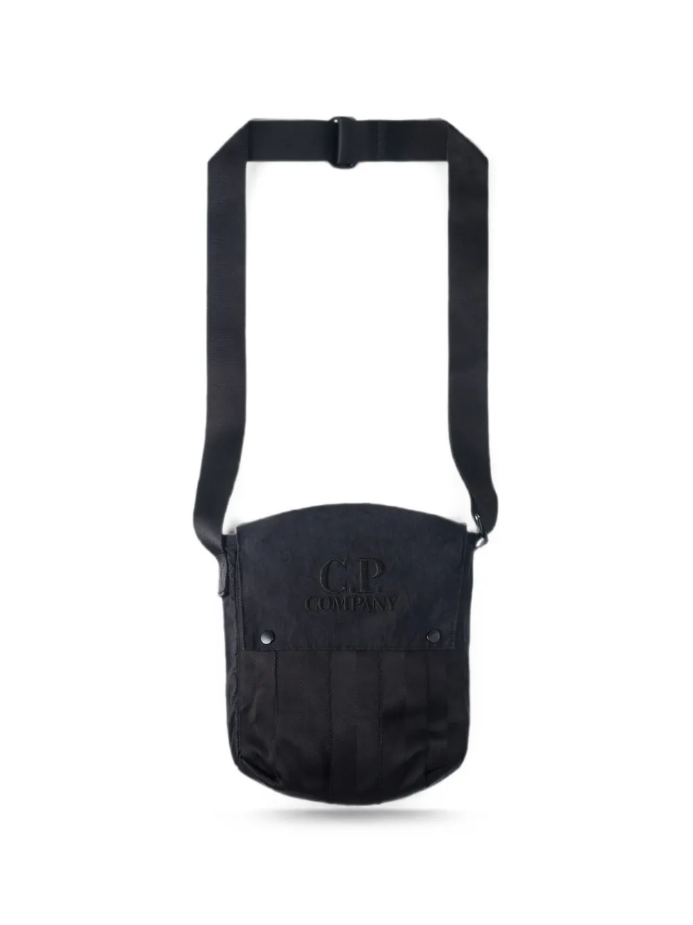 C.P. Company logo-embroidered shoulder bag - Nero