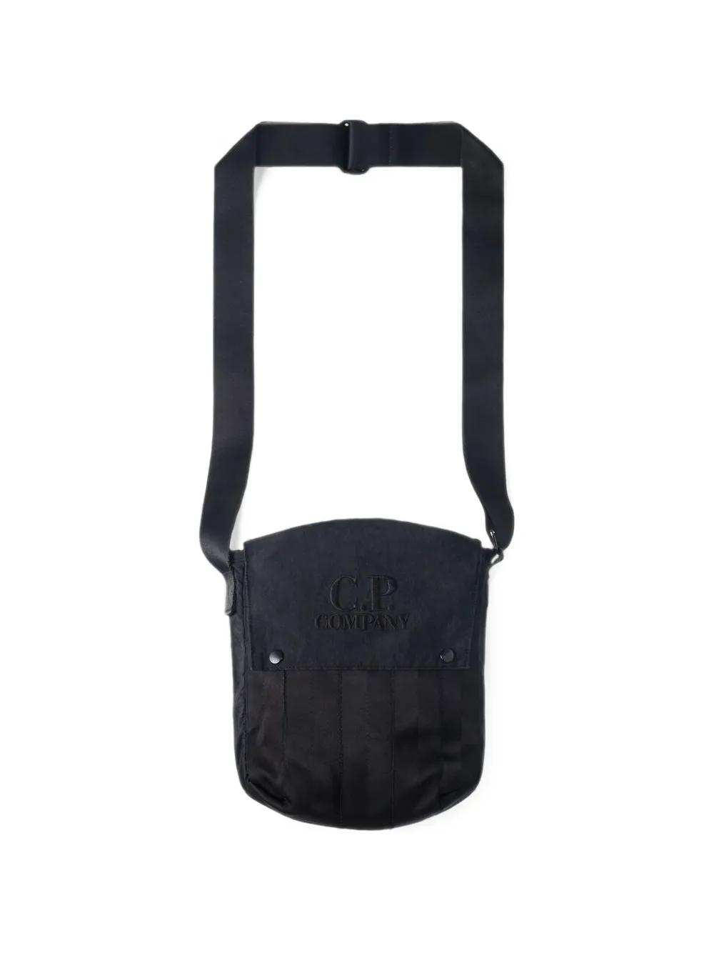 C.P. Company logo-embroidered shoulder bag - Nero