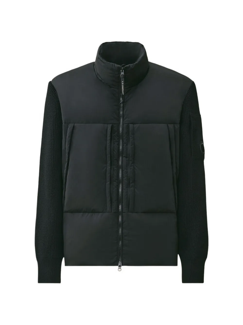 C.P. Company Lens-detail padded jacket - Black