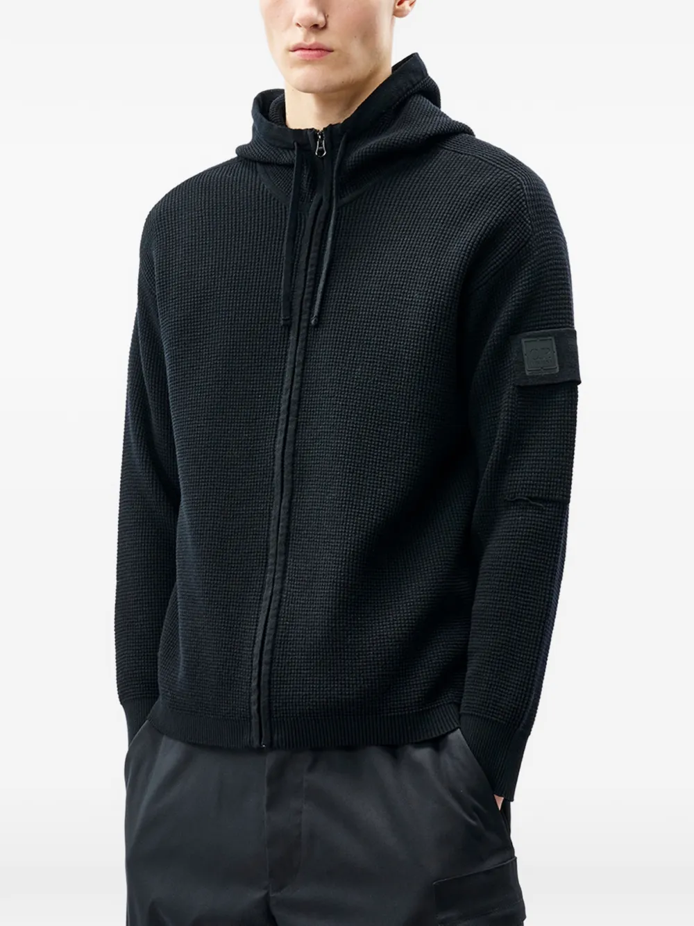C.P. Company Hoodie met rits Zwart