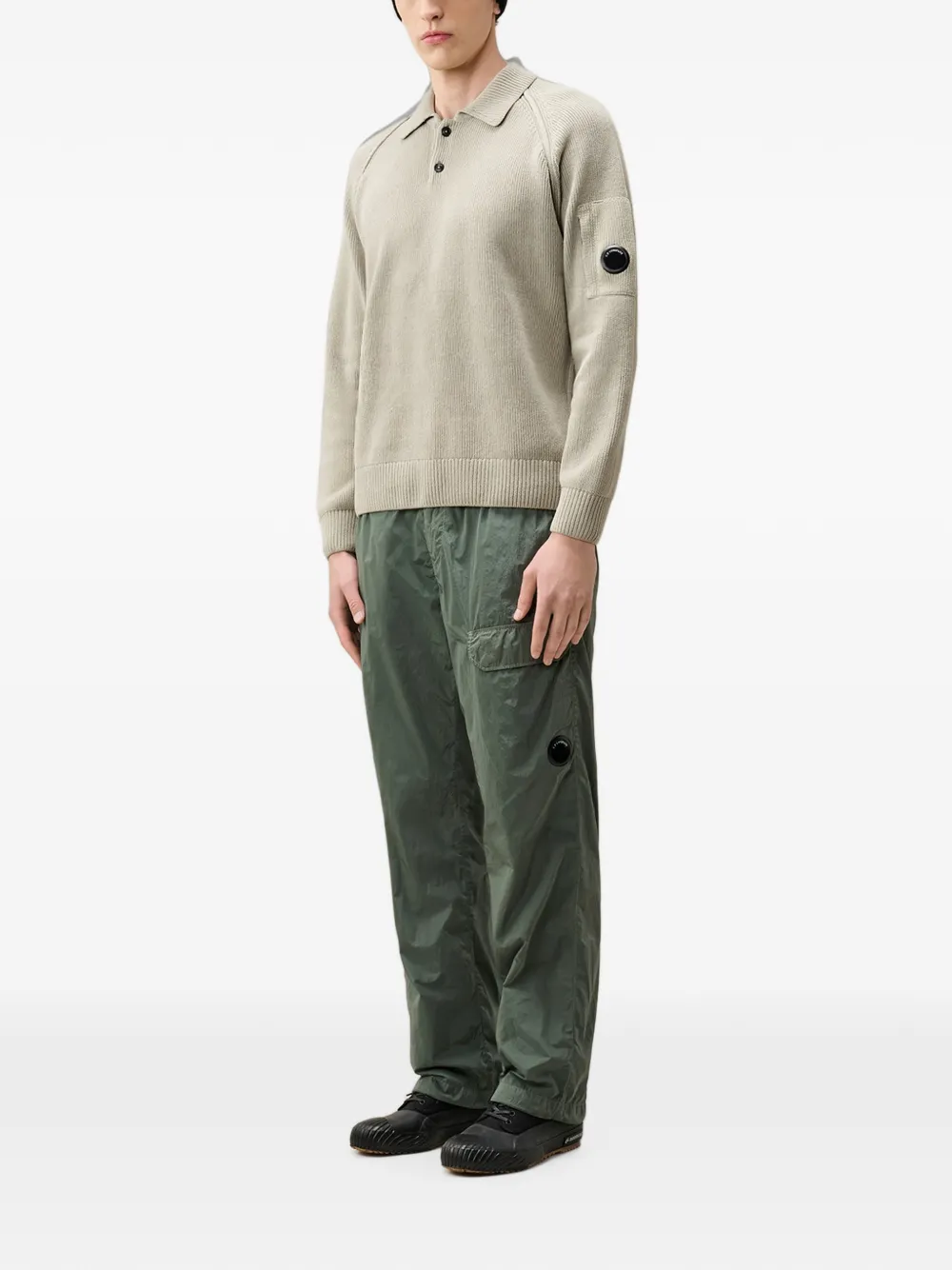 C.P. Company Cargo broek met Lens-detail Groen