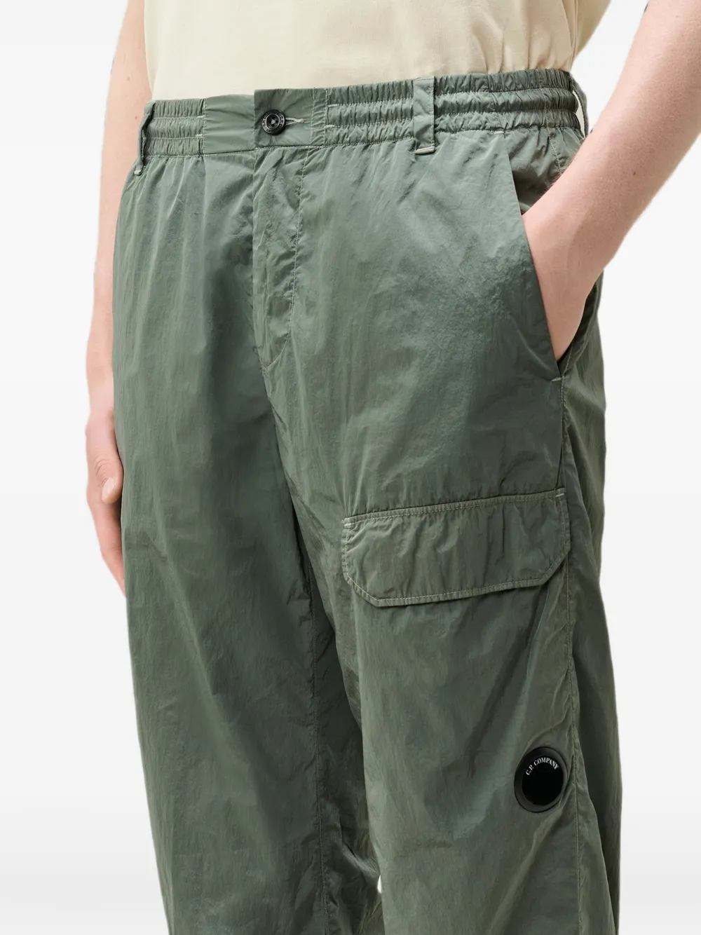 C.P. Company Cargo broek met Lens-detail Groen