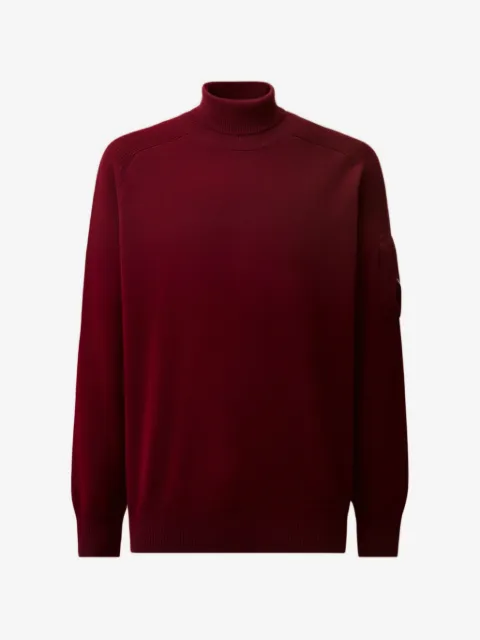 C.P. Company Lens-detail roll-neck sweater