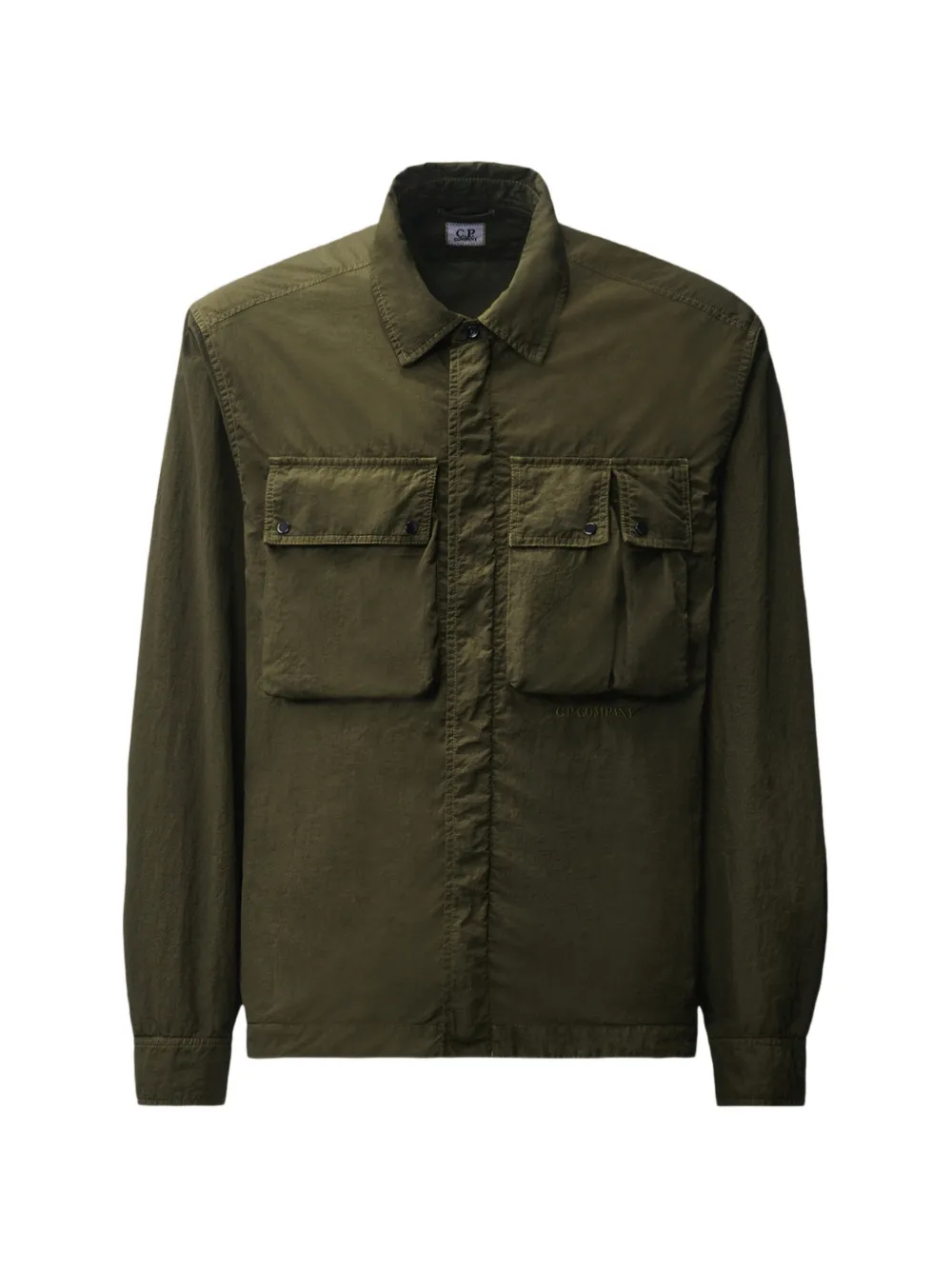 C.P. Company flap-pocket shirt jacket - Verde