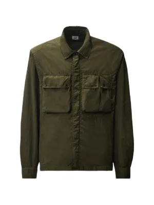 C.P. Company ジップポケット オーバーシャツ | グリーン | FARFETCH JP