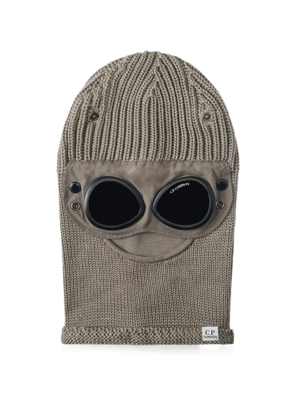 C.P. Company Goggle-detail balaclava - Verde