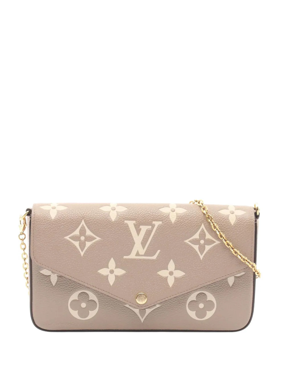 Louis Vuitton Pre-Owned 2021-2026 Bicolor Monogram Empreinte Pochette Felicie crossbody bag - Neutrals