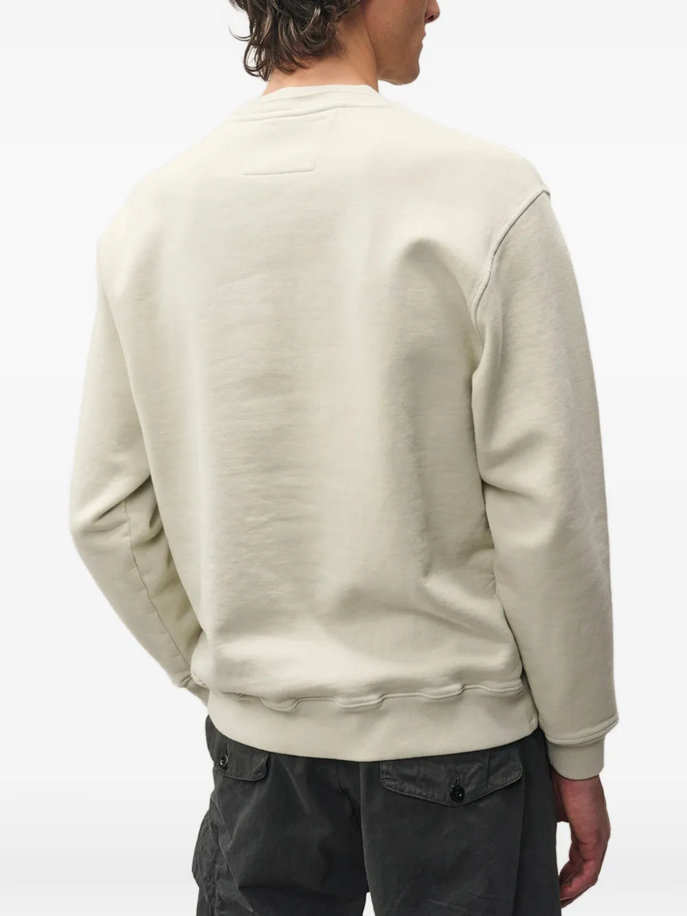 C.P. Company Sweater met geborduurd logo Beige