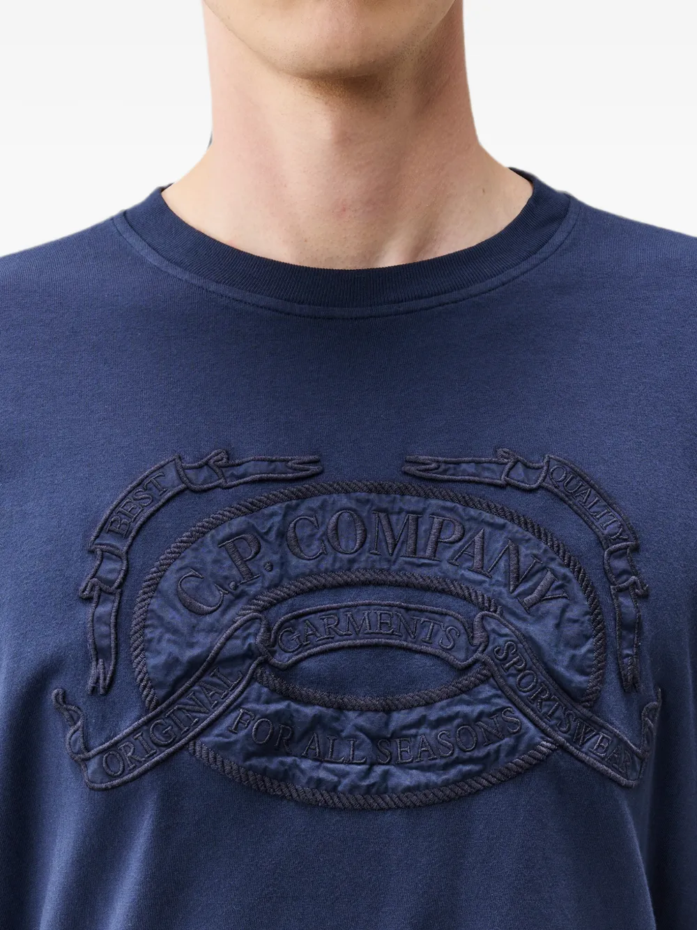 C.P. Company ロゴ ロングTシャツ | ブルー | FARFETCH JP