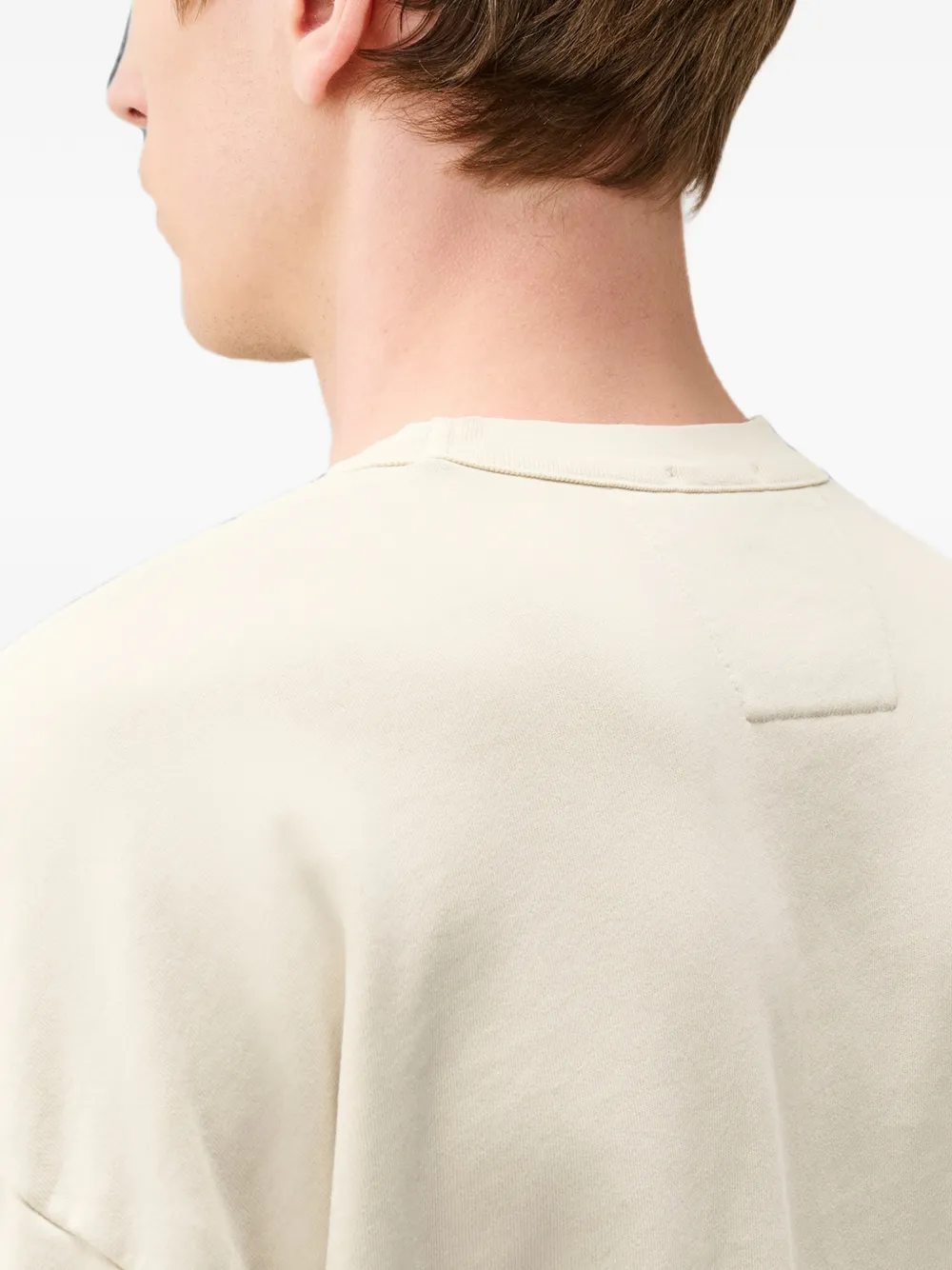C.P. Company Sweater met lens-detail Beige