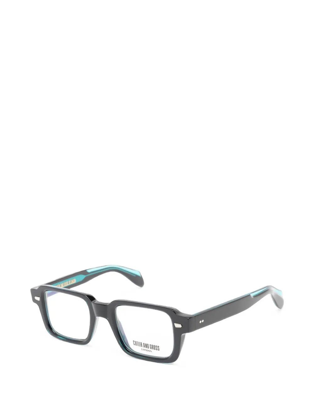 Cutler & Gross Bril met vierkant montuur Zwart