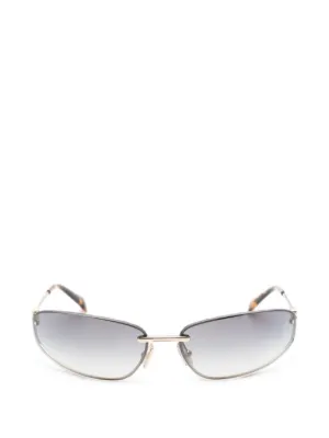 小物 Cazal rimless sunglasses gorgeous y2k Cazal Rimless oval-frame Sunglasses | Gold | FARFETCH SG