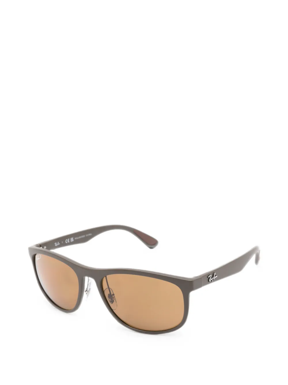 Ray-Ban Liteforce zonnebril met rechthoekig montuur Bruin