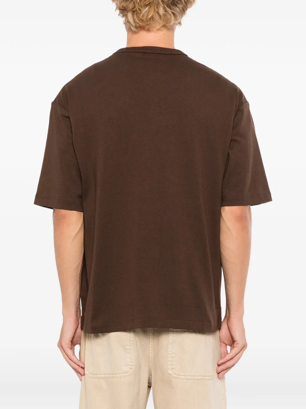 Polo Ralph Lauren T-shirt met geborduurd logo Bruin