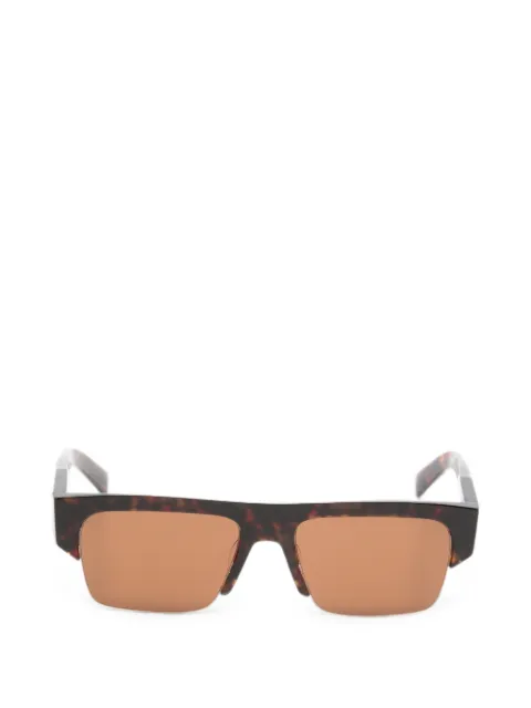 Prada Eyewear tortoiseshell-effect rectangle-frame sunglasses