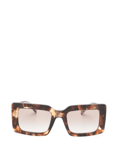 Prada Eyewear tortoiseshell-effect rectangle-frame sunglasses