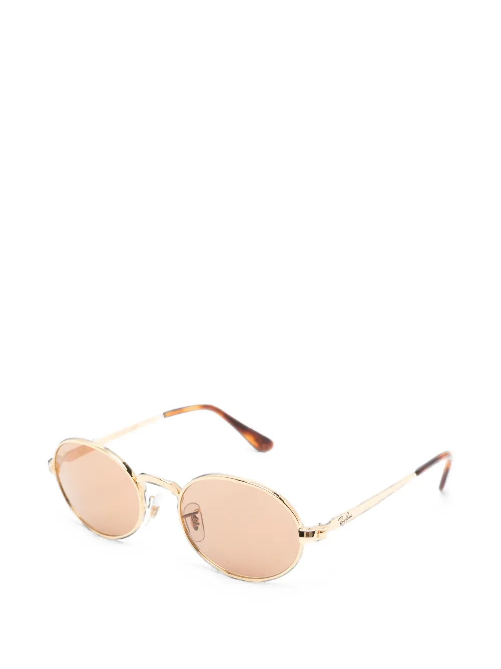 Ray-Ban x Asap Rocky zonnebril met ovalen montuur Goud