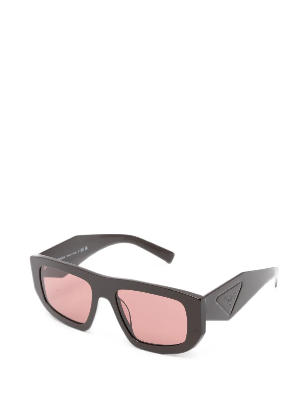 Prada Eyewear Symbole zonnebril Bruin