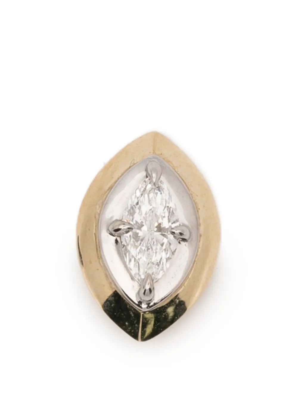 Rainbow K stud diamond earring - Oro