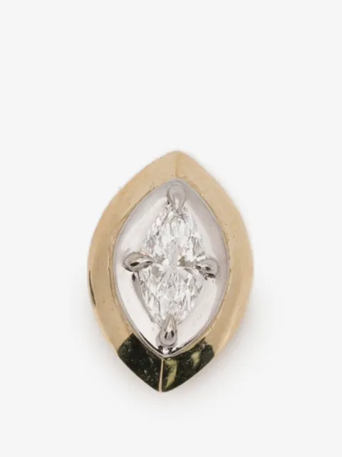 Rainbow K arete con diamante