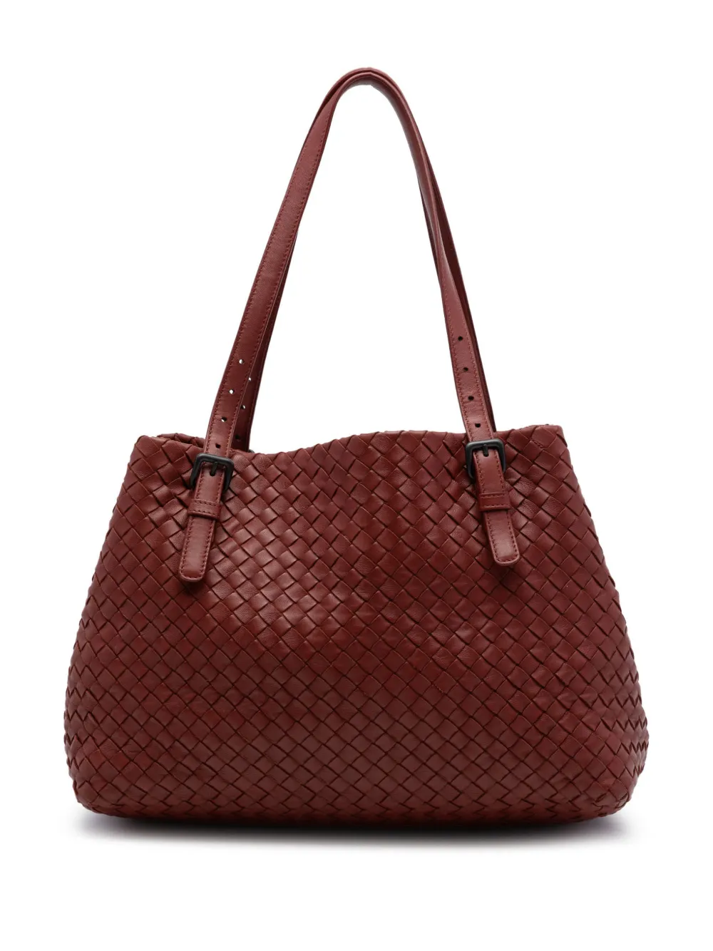Bottega Veneta Pre-Owned 2012-2026 Medium Nappa Intrecciato Cesta tote bag - Rot