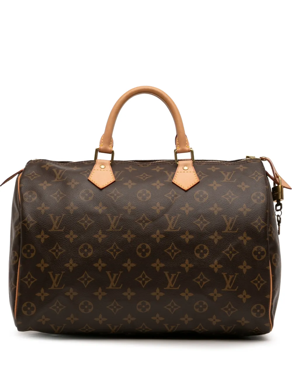 Louis Vuitton Pre-Owned 2012 Monogram Speedy 35 boston bag - Marrone
