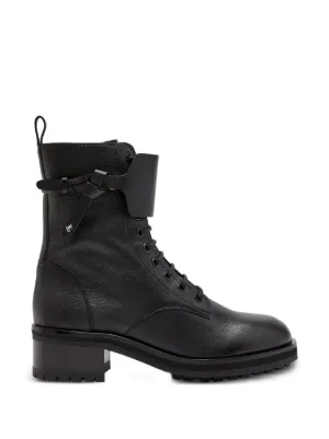 Dolce & Gabbana logo-buckle Boots | Black | FARFETCH