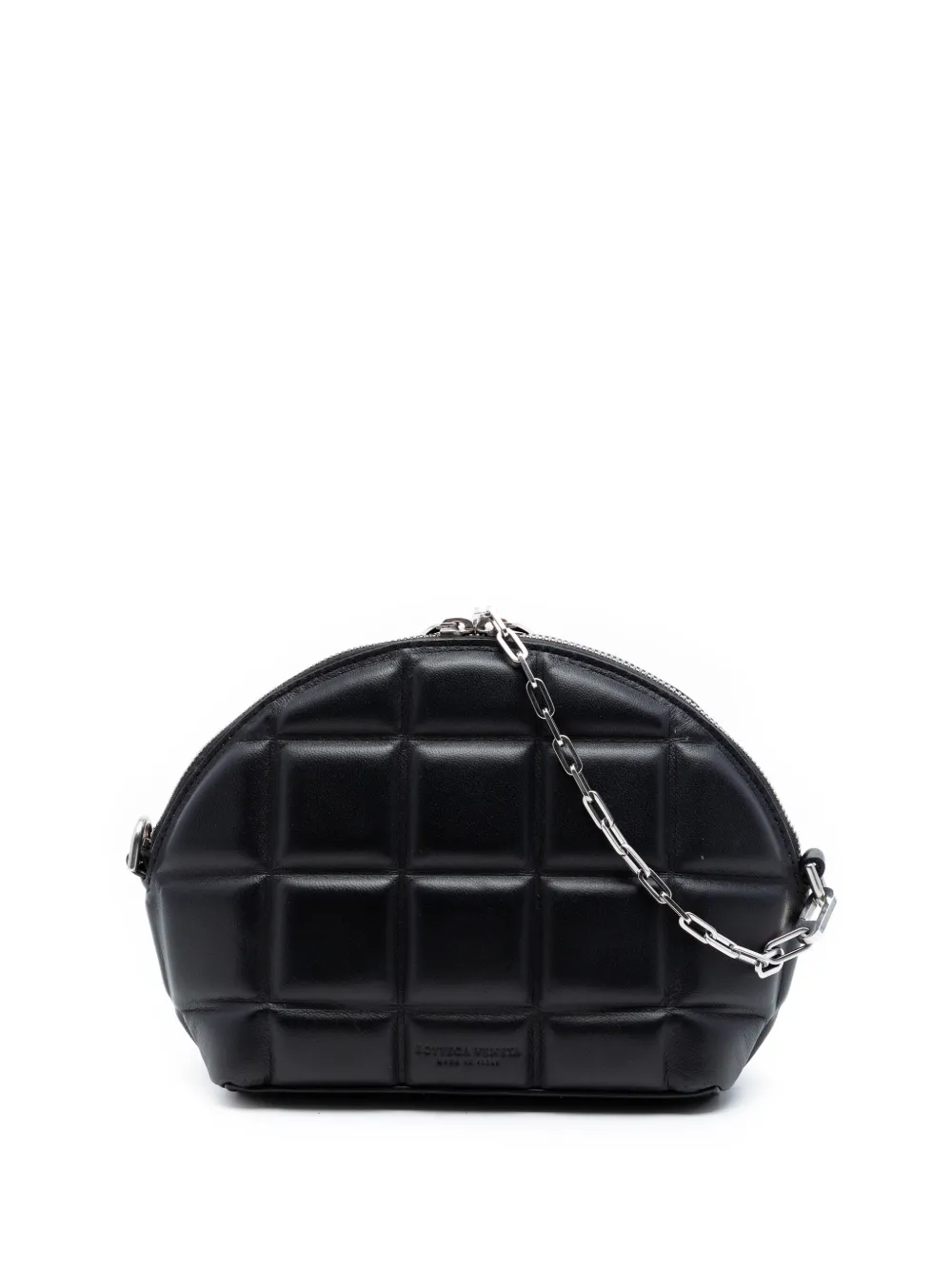 Bottega Veneta Pre-Owned 2012-2026 Mini Padded Nappa Half Moon Chain crossbody bag - Nero