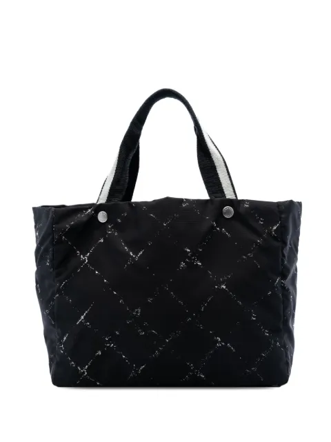 CHANEL Pre-Owned 2000-2002 Old Travel Line Nylon tote bag