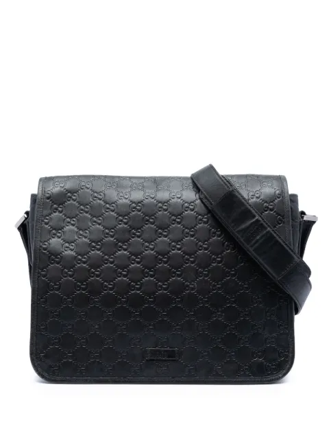 Gucci Pre-Owned 2016-2026 Guccissima Messenger Bag crossbody bag