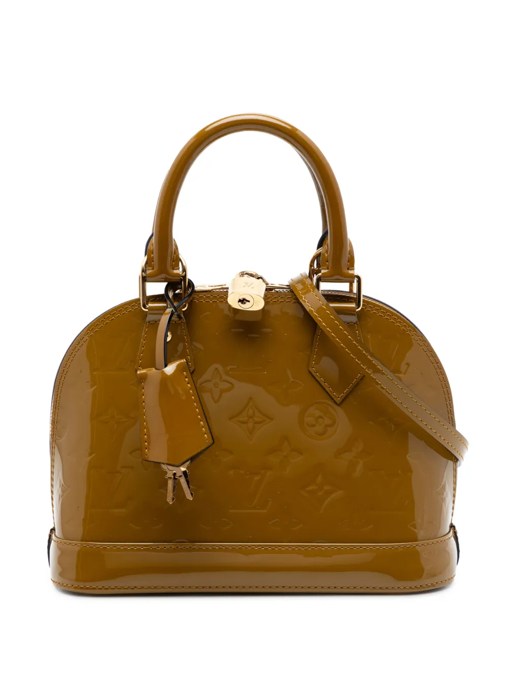 Louis Vuitton Pre-Owned 2012 Monogram Vernis Alma BB satchel - Verde